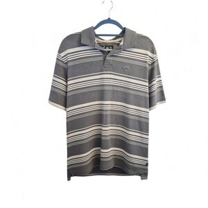 Vtg Y2K Ecko Unltd Polo Shirt Mens Large Striped Cotton Preppy Hip Hop Golf 90's